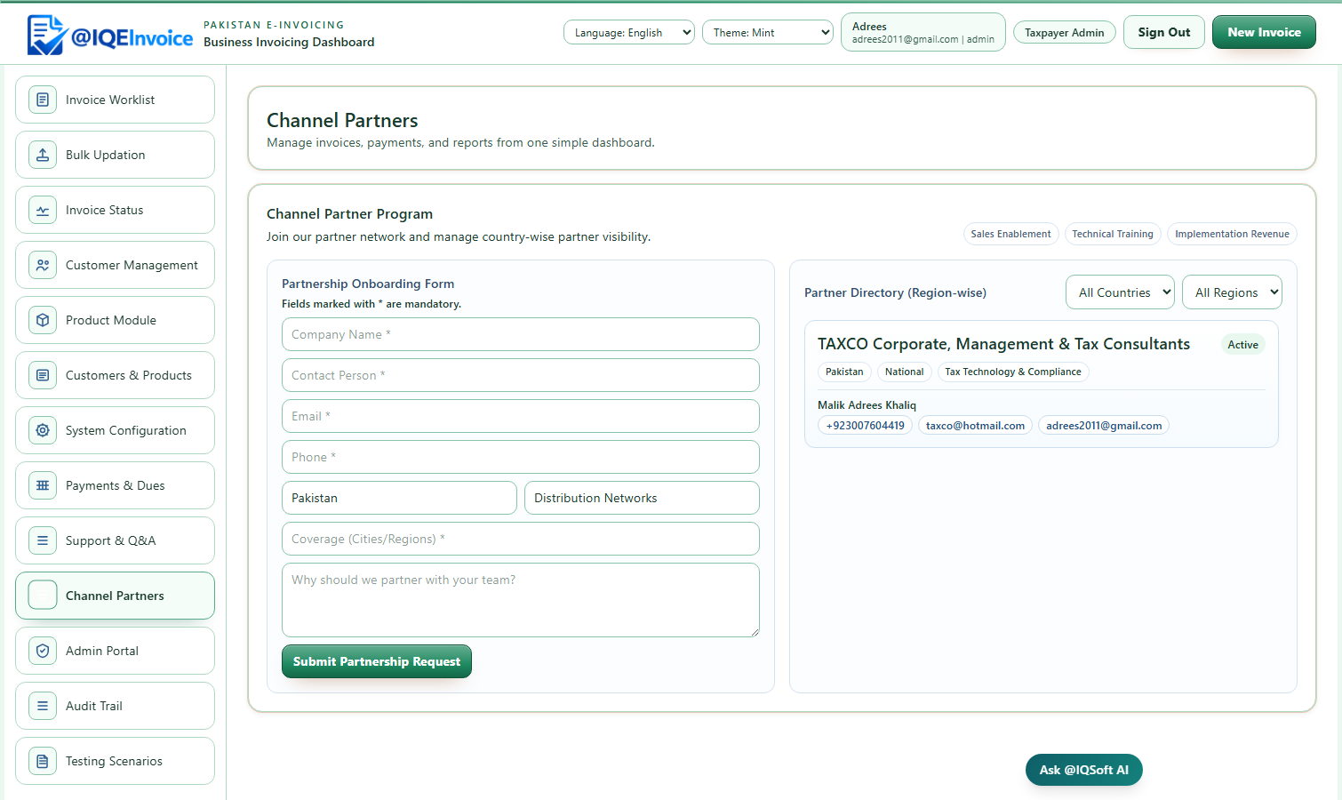e-invoicing pakistan: api integration - youtube Images... IQEInvoice - Pakistan E-Invoicing Compliance and Operations Platform